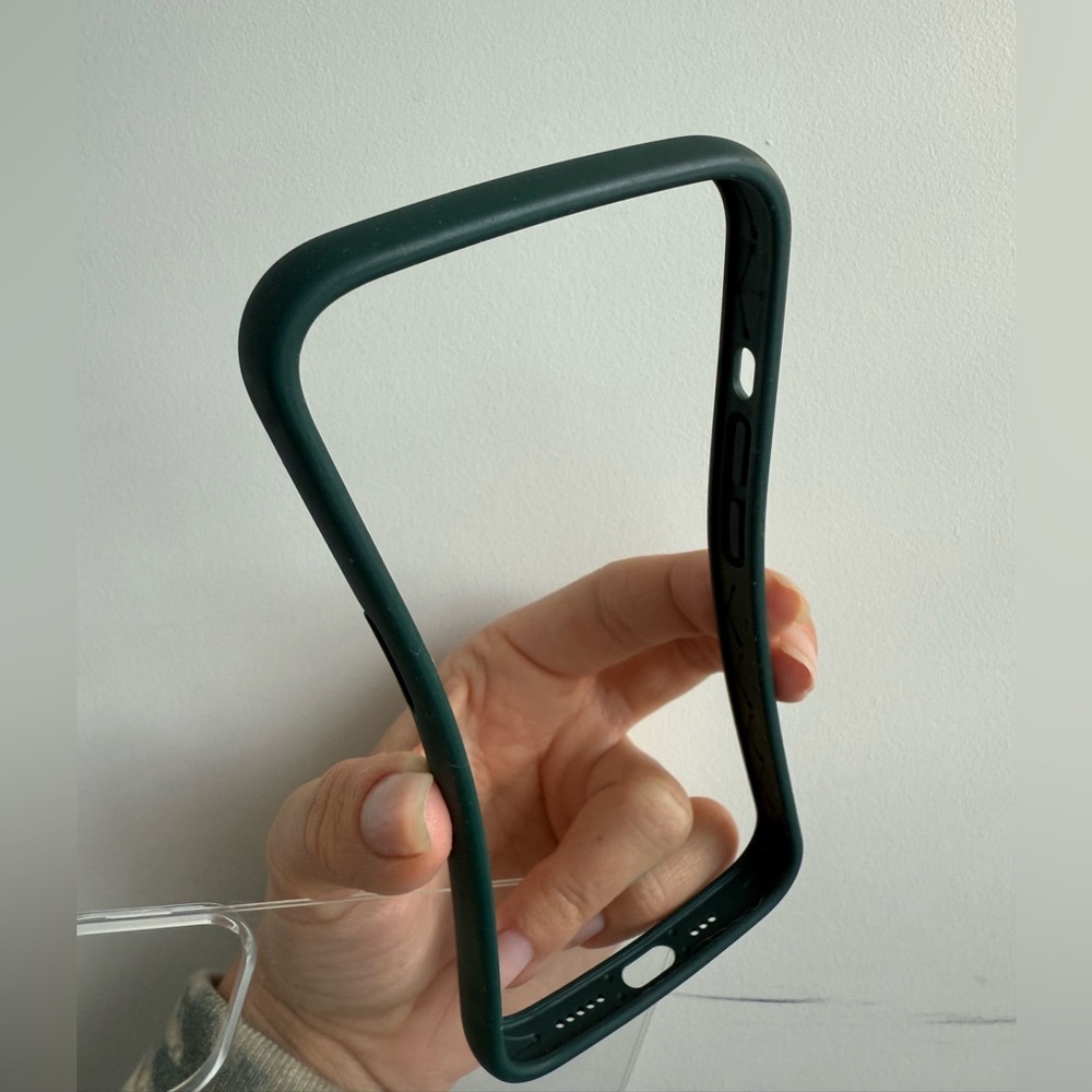 Dark Green iPhone 16 Pro Case Bumper